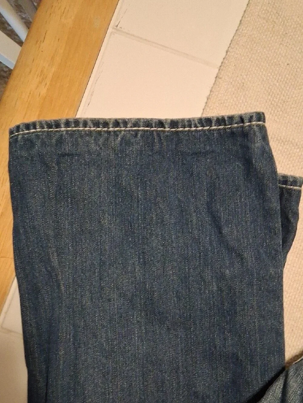 NWOT MENS True Religion Bootcut Jeans with Contrast Stitching SIZE 34